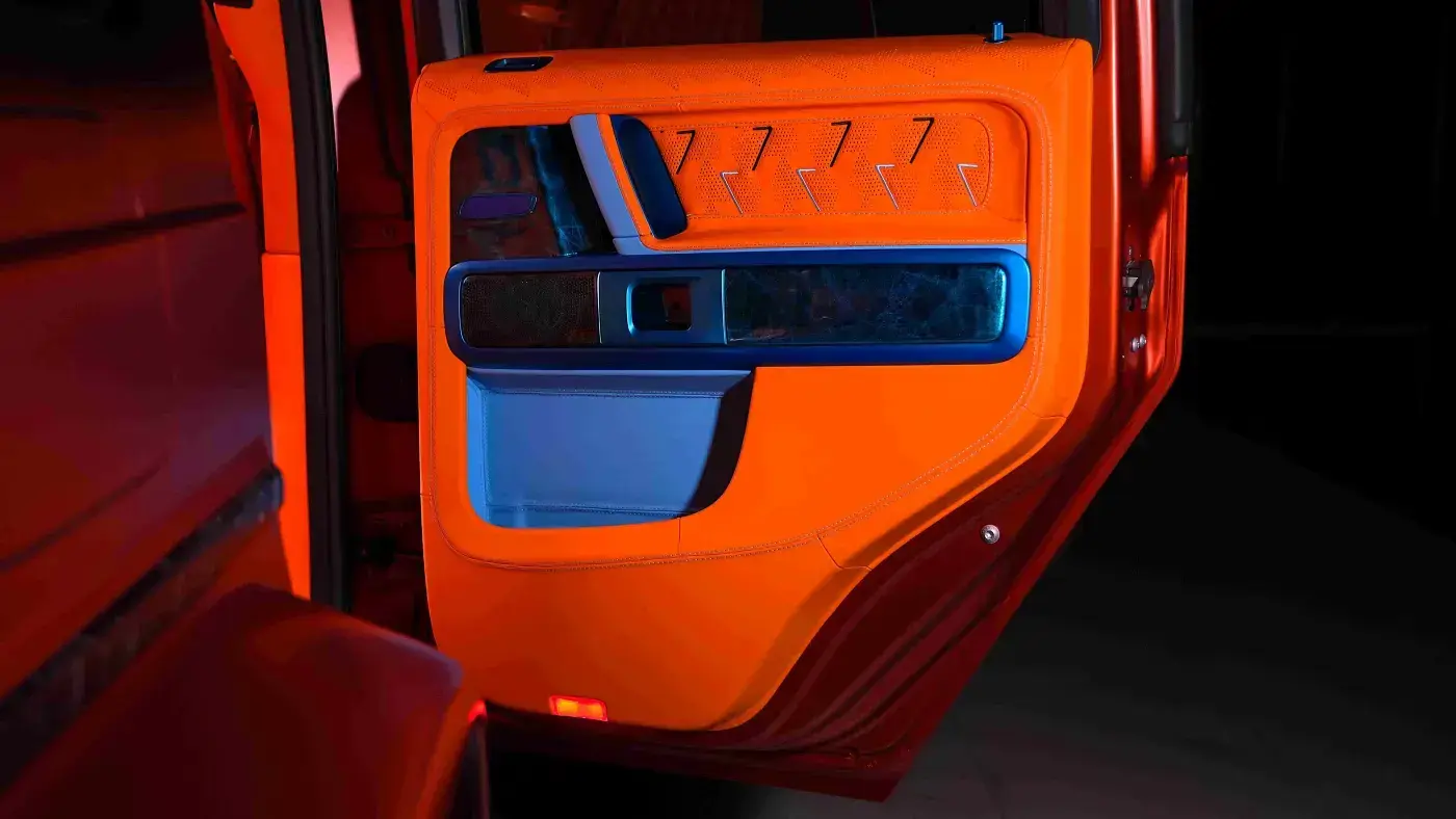 Inside the G7X Rage premium leather interior