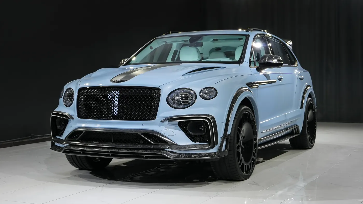 Flagship Bentley Bentayga S by Onyx Concept 1 of 5 ultra-luxury widebody SUV showcased at Dourado Luxury Car Dubai showroom