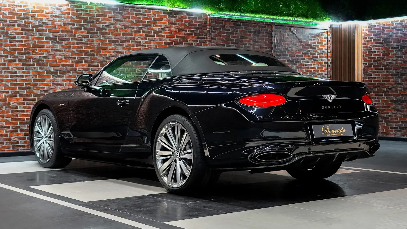 Flagship Bentley Continental GTC Speed ultra-luxury convertible showcased at Dourado Luxury Car Dubai showroom