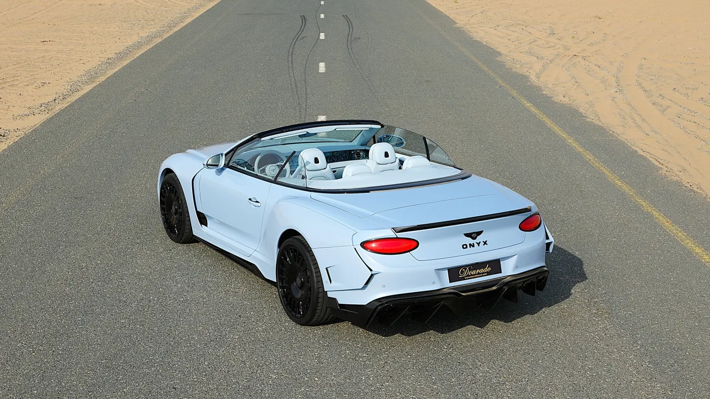 Prestige, effortless speed, and unyielding road presence with Bentley Continental GTX II by Onyx Concept in Dubai