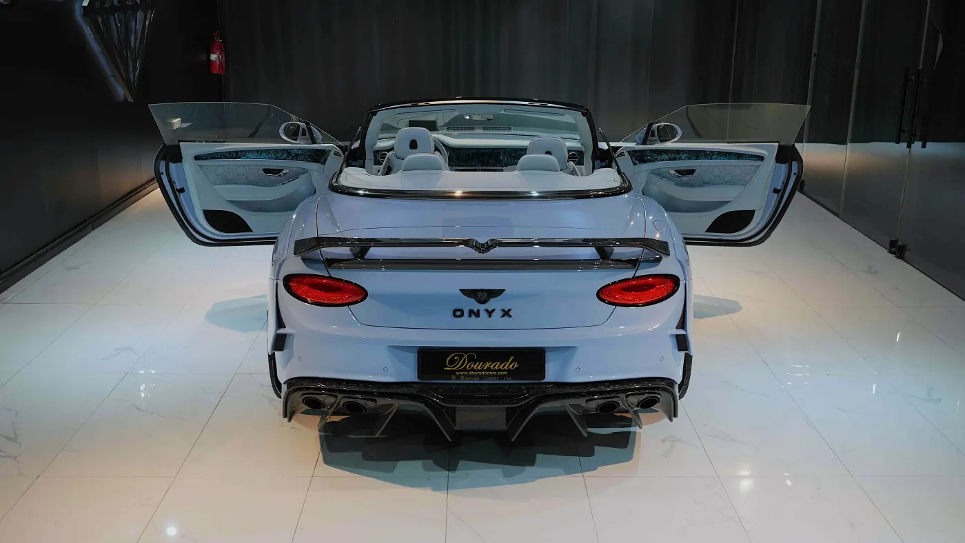 Own the Bentley Continental GTX II by Onyx Concept iconic custom British luxury masterpiece in Dubai