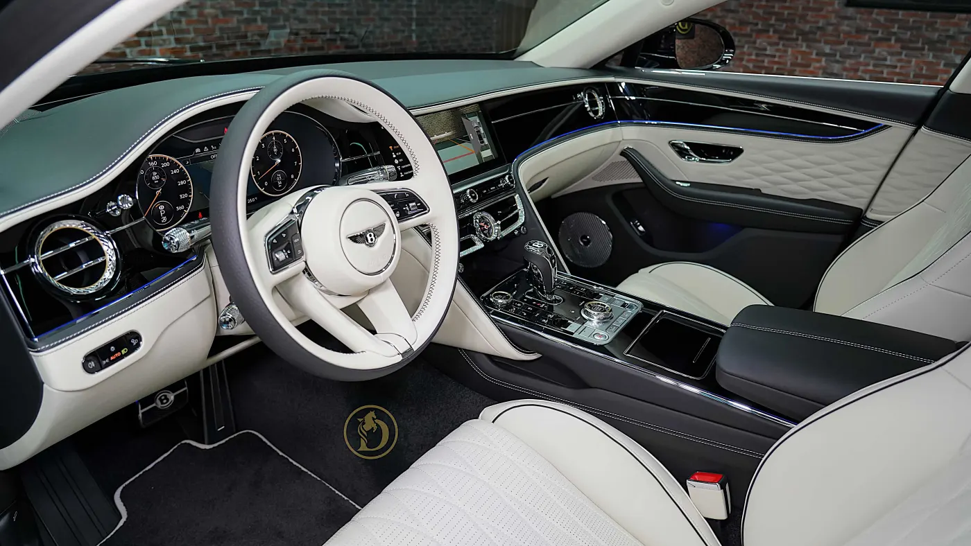 Flagship Bentley Flying Spur ultra-luxury sedan showcased at Dourado Luxury Car Dubai showroom