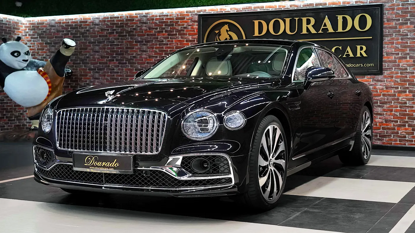 Bentley Flying Spur sophisticated high-performance sedan showcased in the heart of UAE