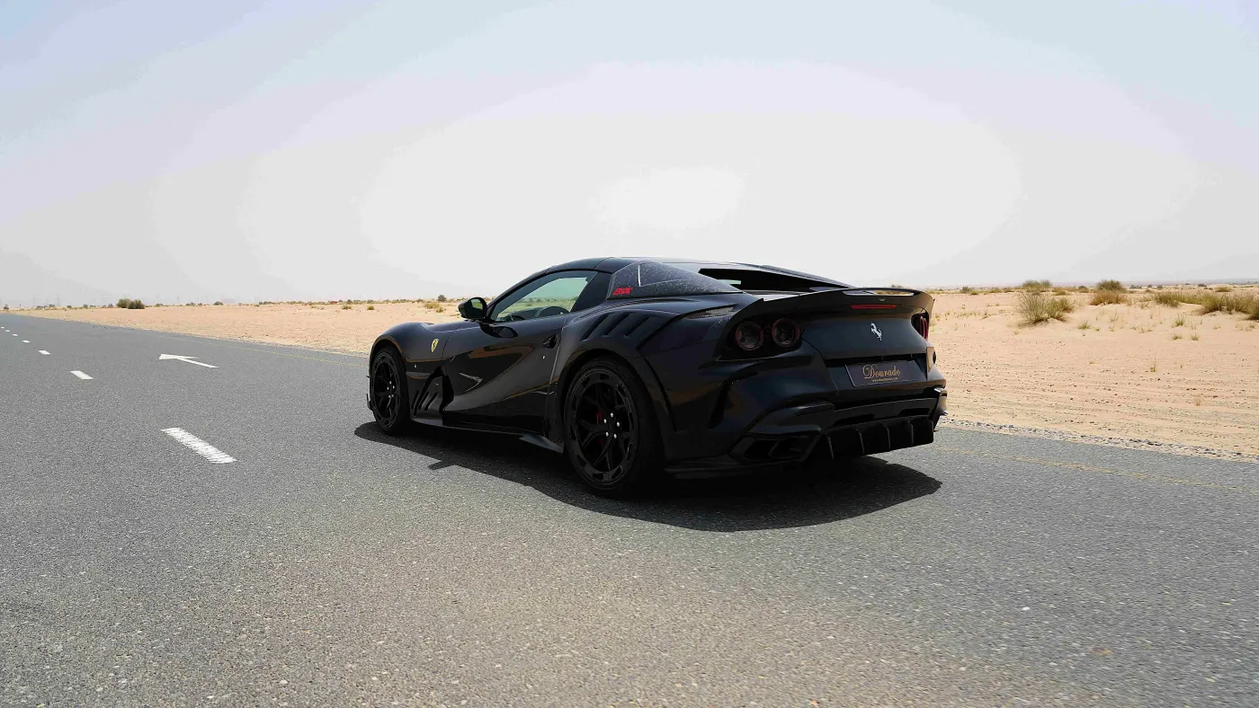 Ferrari 812 GTS Onyx Concept showcased by Dourado Luxury Cars
