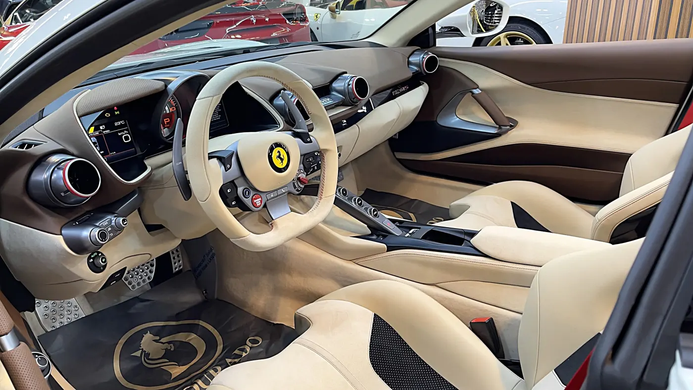 Discover the Ferrari 812 GTS prestigious open-top V12 performance flagship supercar