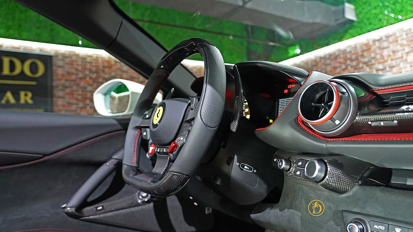 Flagship Ferrari 812 GTS V12 convertible showcased at Dourado Luxury Car Dubai showroom