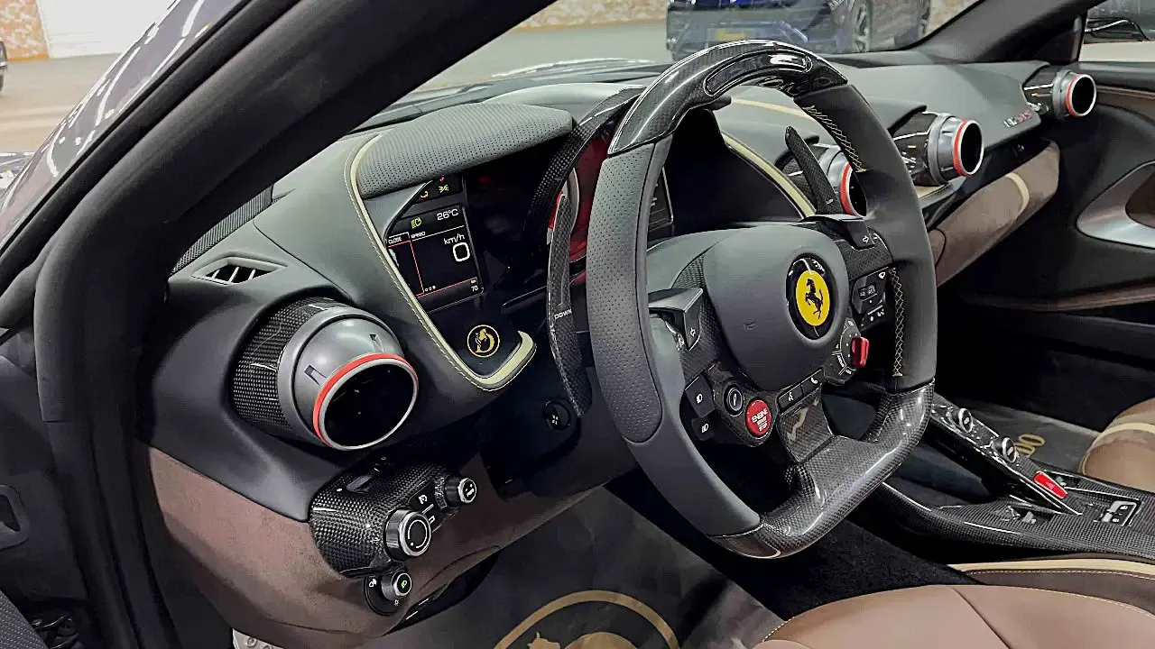 Unrivaled Ferrari 812 GTS featured prominently at Dubai luxury automobile showroom