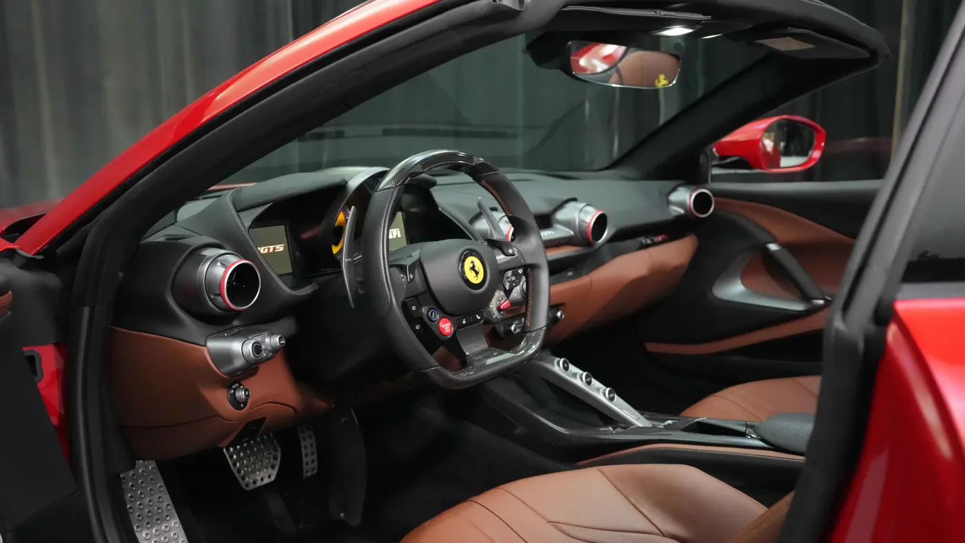 Unrivaled Ferrari 812 GTS featured prominently at Dubai luxury automobile showroom