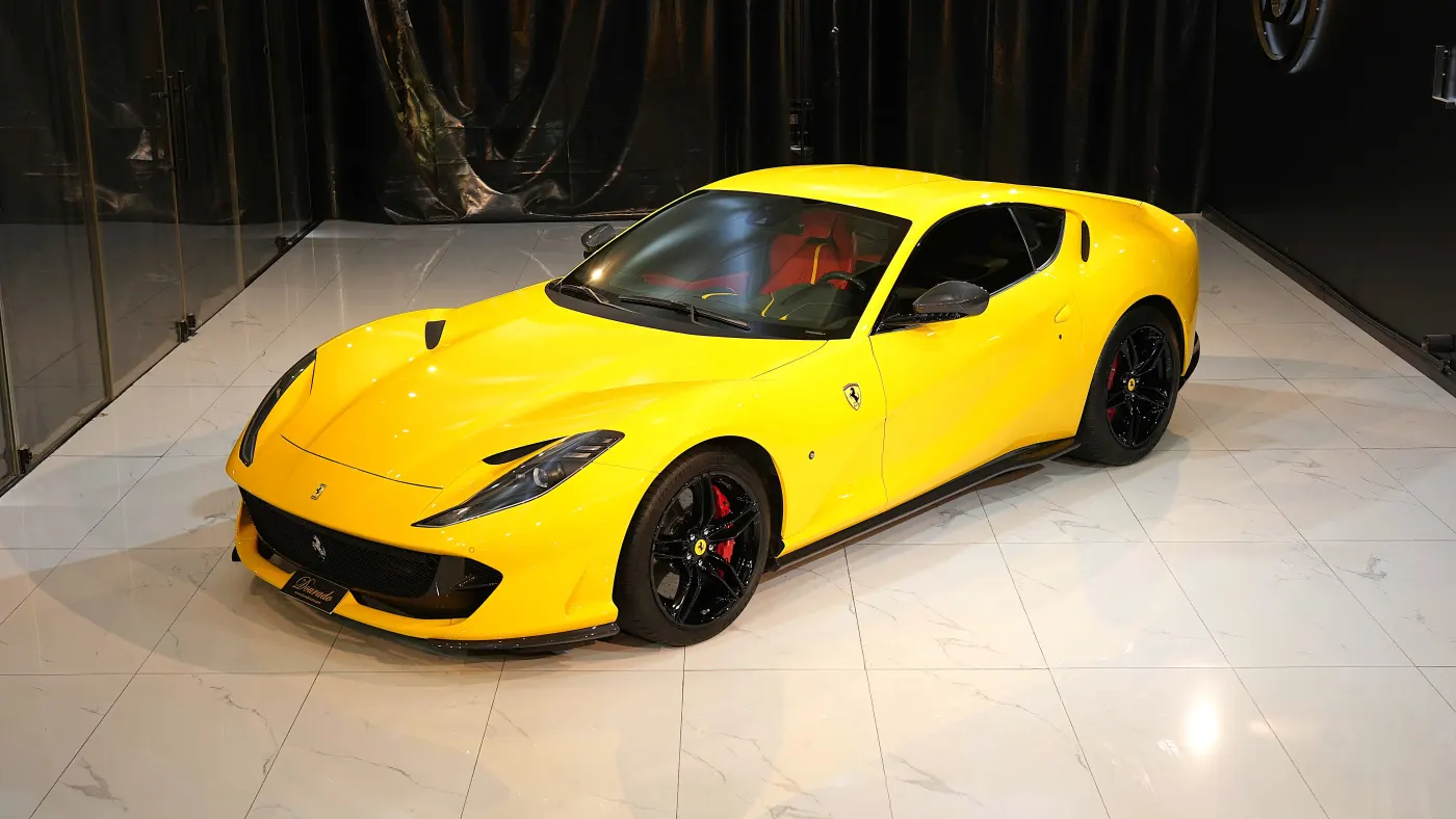 Unrivaled Ferrari 812 Superfast featured prominently at Dubai luxury automobile showroom