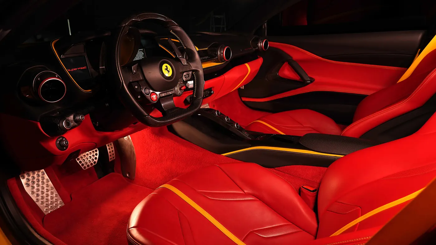 Ferrari 812 Superfast high-performance luxury supercar available for purchase in UAE