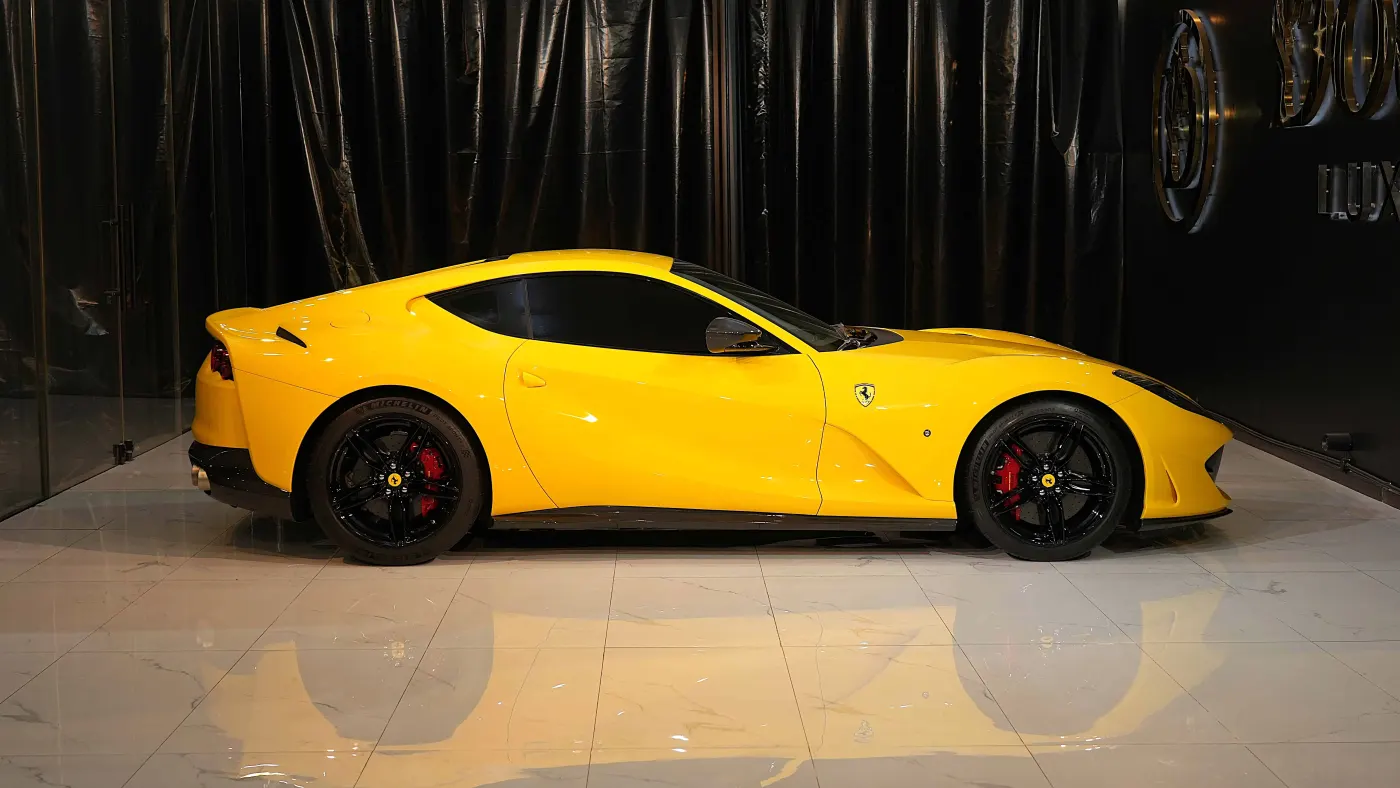 Explore Ferrari 812 Superfast exclusive vehicle lineup available for sale in Dubai UAE