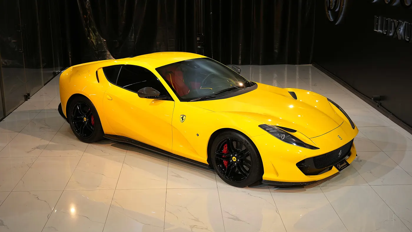 Discover the Ferrari 812 Superfast prestigious V12 performance flagship supercar