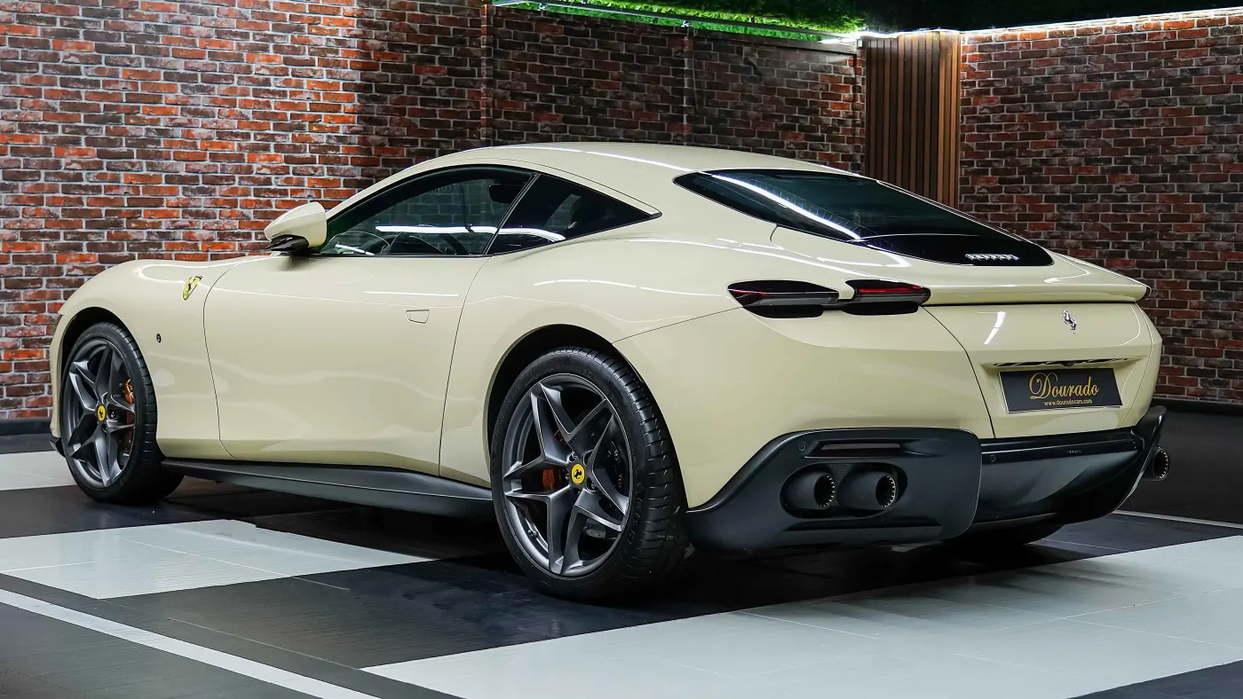 Exclusive Ferrari Roma 2022 Avorio Beige tailored for discerning buyers