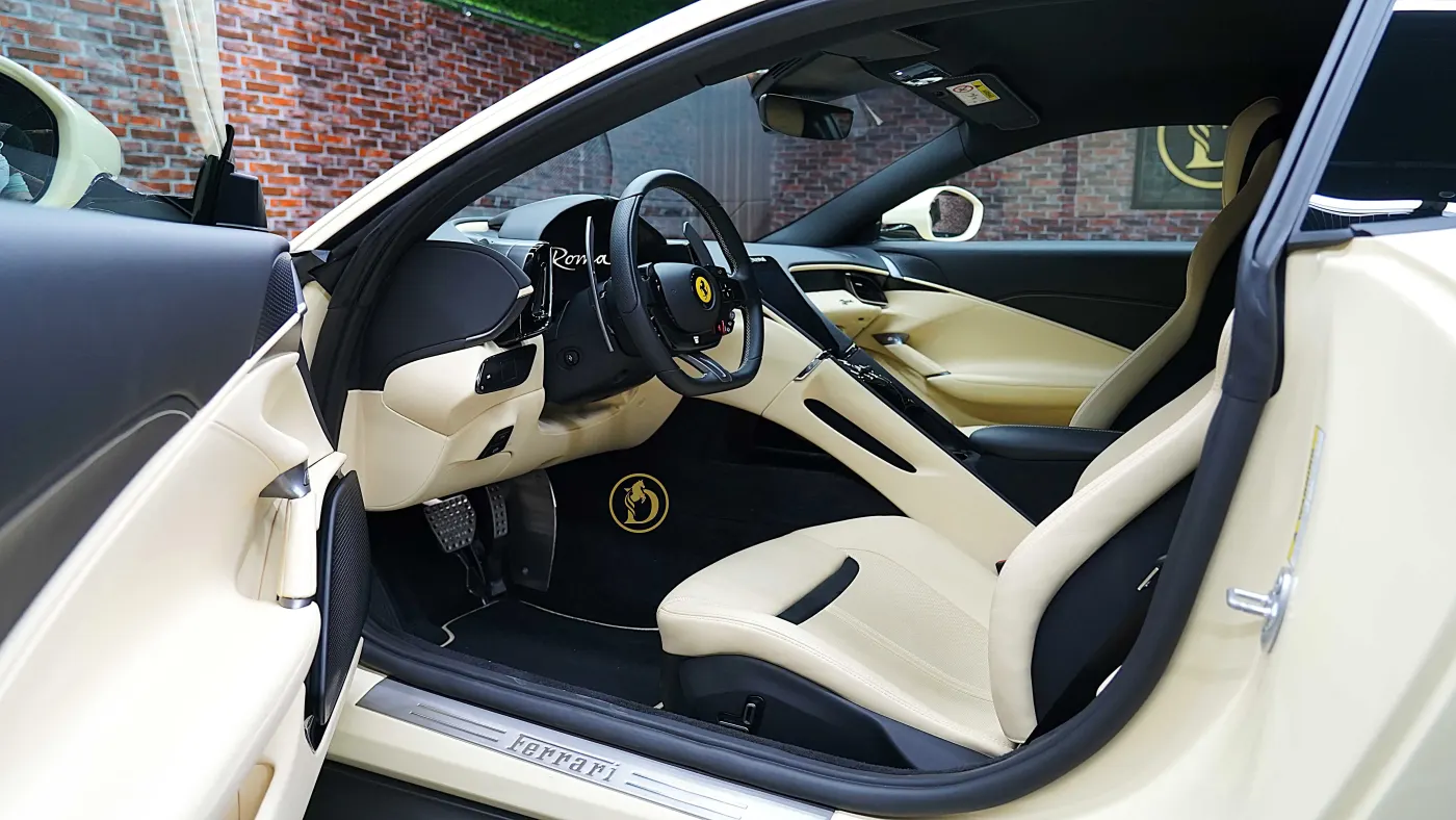 Purchase Ferrari Roma 2022 Avorio Beige from luxury car dealer UAE