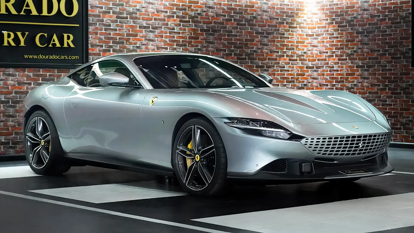 Find Ferrari Roma 2023 Grigio Titanio at Dourado Luxury Car showroom Dubai