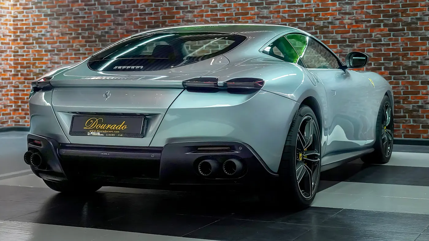 Discover the Ferrari Roma 2023 Grigio Titanio prestigious performance coupe