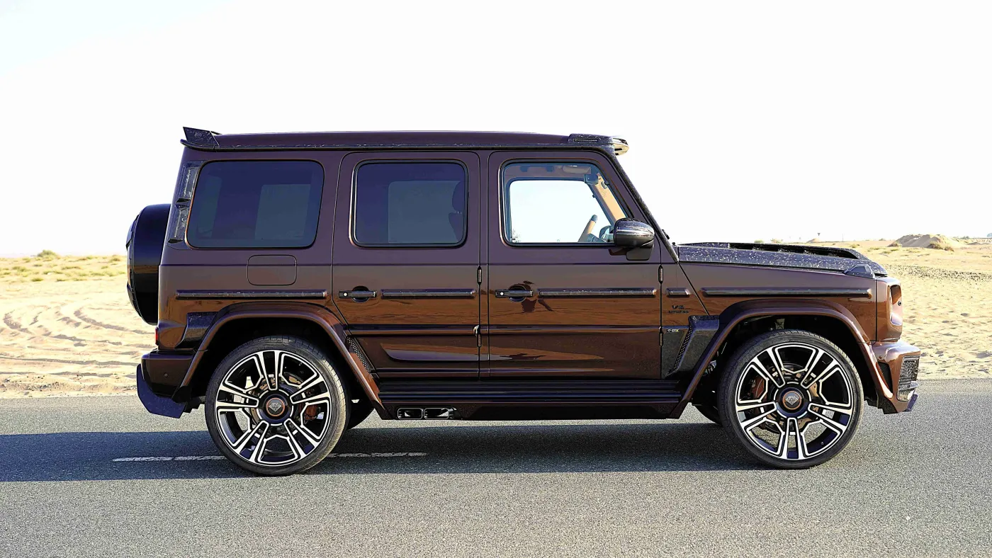 Mercedes-Benz G7X by Onyx Concept exclusive automobile showcased in Dubai showroom