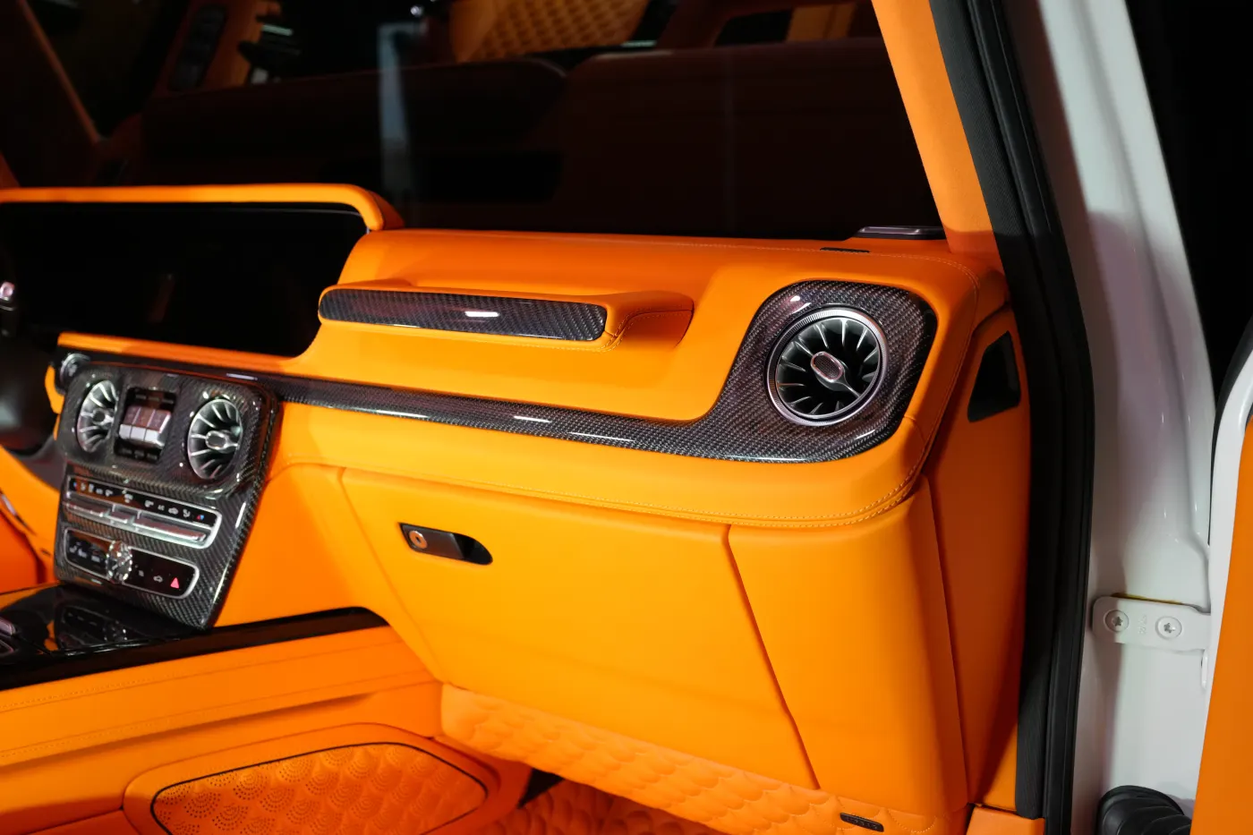 Premium Mercedes-Benz G800 G-Class Brabus showcased in Dubai showroom
