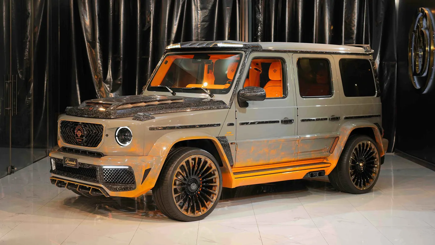 Mercedes-Benz G8X Oscar by Onyx Concept 1 of 5 Limited Edition Nardo Grey sophisticated luxury SUV showcased in UAE