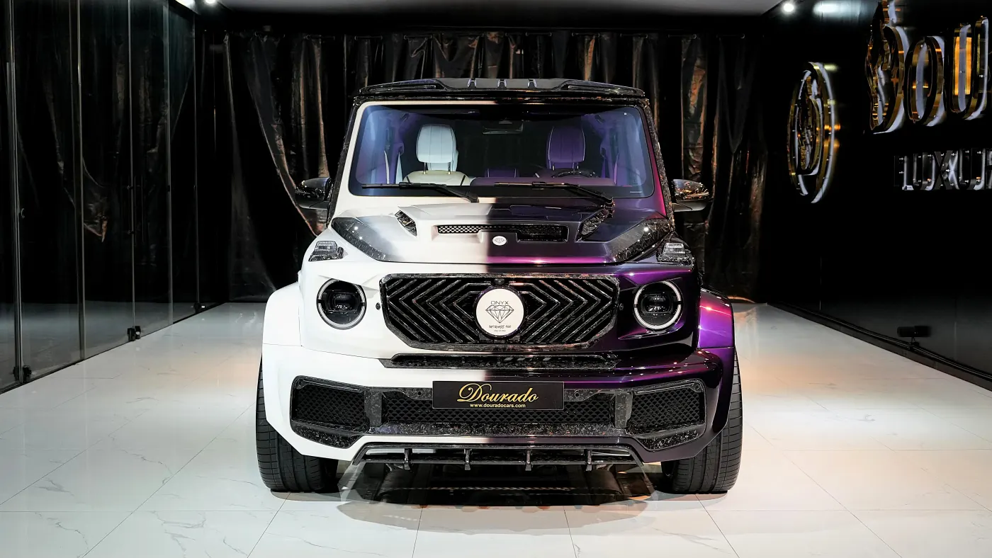 Mercedes-Benz G9X Onyx Concept Mirage Edition 1 of 1 sophisticated luxury SUV showcased in UAE