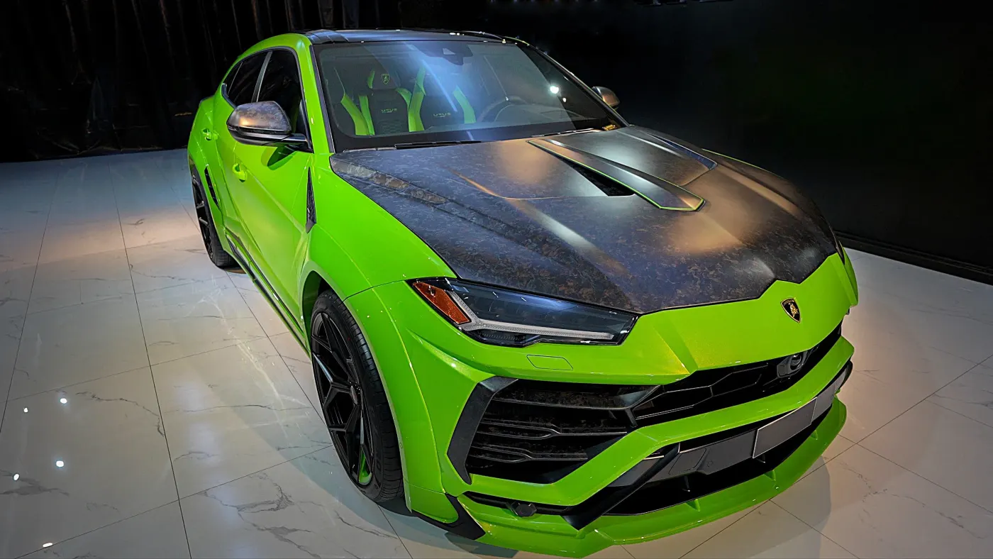Unrivaled Lamborghini Urus Capsule Novitec Edition featured prominently at Dubai luxury automobile showroom