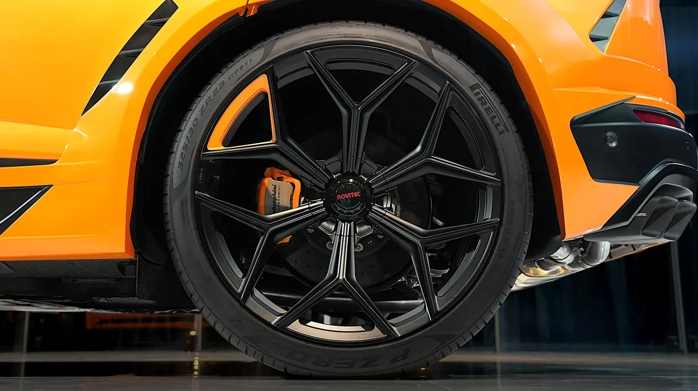 Unrivaled Lamborghini Urus Novitec Edition featured prominently at Dubai luxury automobile showroom