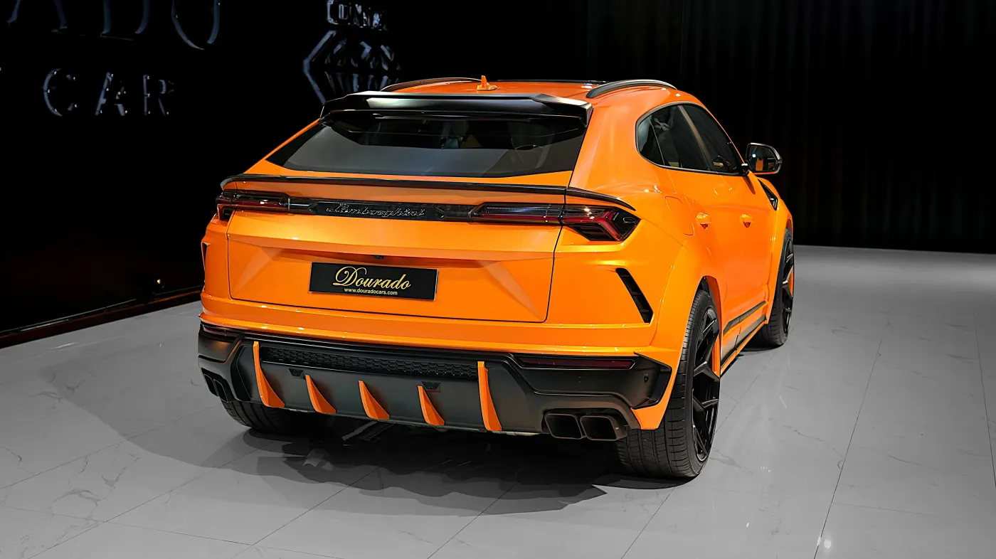 Lamborghini Urus Novitec Edition sophisticated custom performance SUV showcased in the heart of UAE