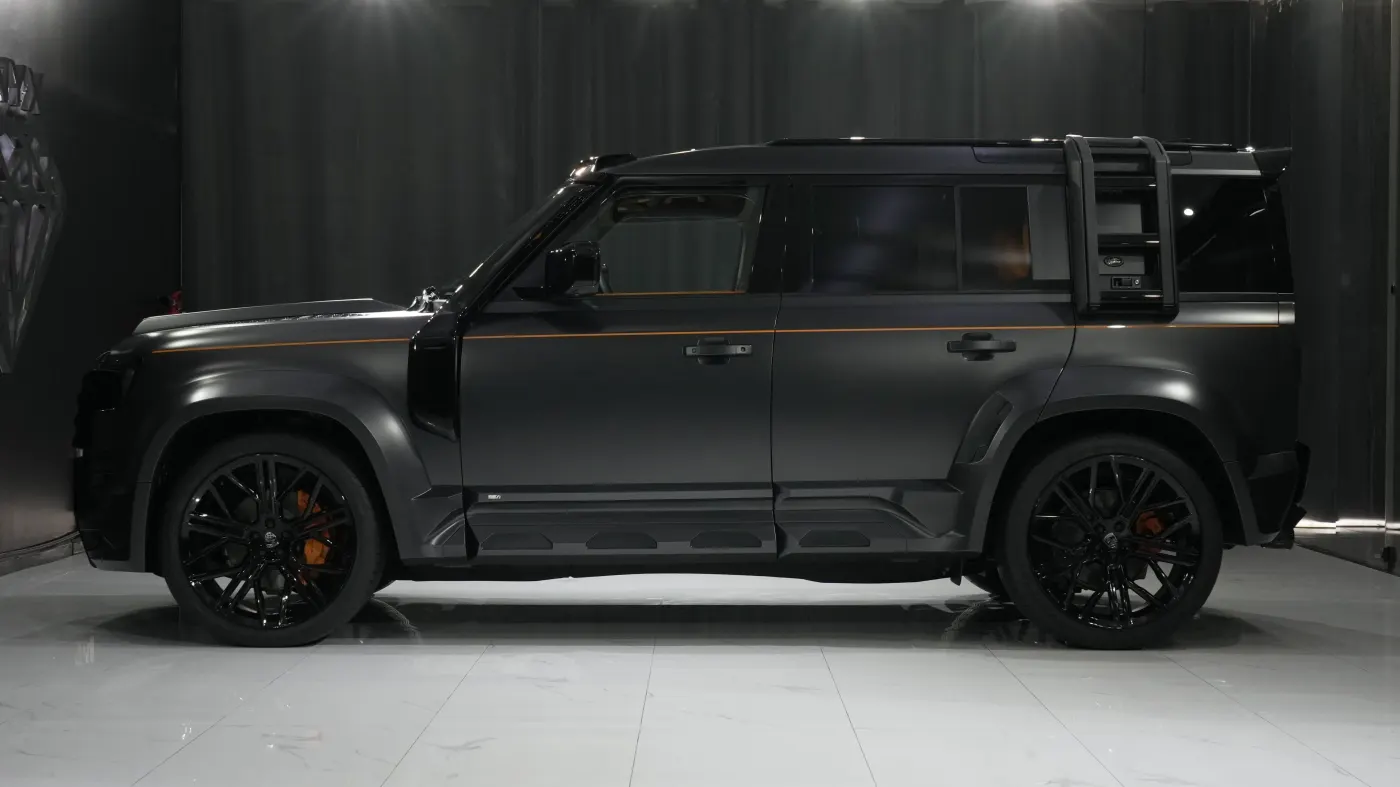 Prestige, commanding stance, and unyielding power with Land Rover Defender 110 P400 CLR LD by Lumma Design in Dubai