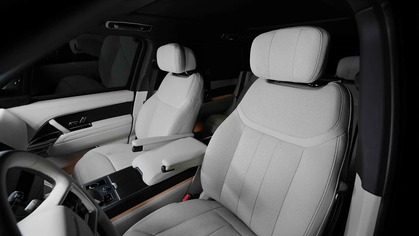 Flagship Land Rover Range Rover Autobiography P530 LWB luxury SUV showcased at Dourado Luxury Car Dubai showroom