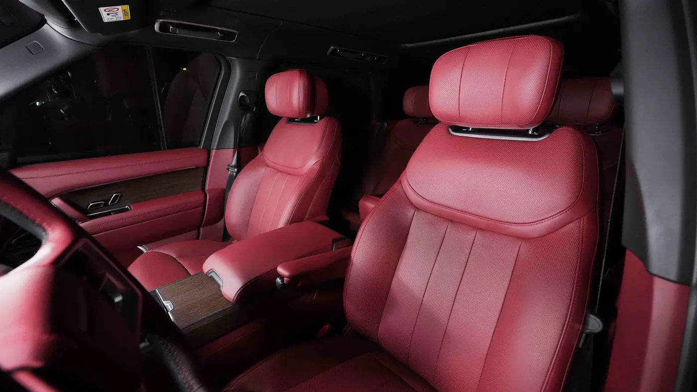 Flagship Land Rover Range Rover Autobiography P530 SWB short wheelbase luxury SUV showcased at Dourado Luxury Car Dubai showroom