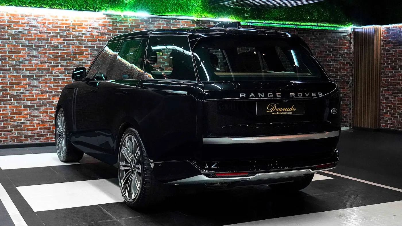 Flagship Land Rover Range Rover Autobiography P530 SWB short wheelbase luxury SUV showcased at Dourado Luxury Car Dubai showroom