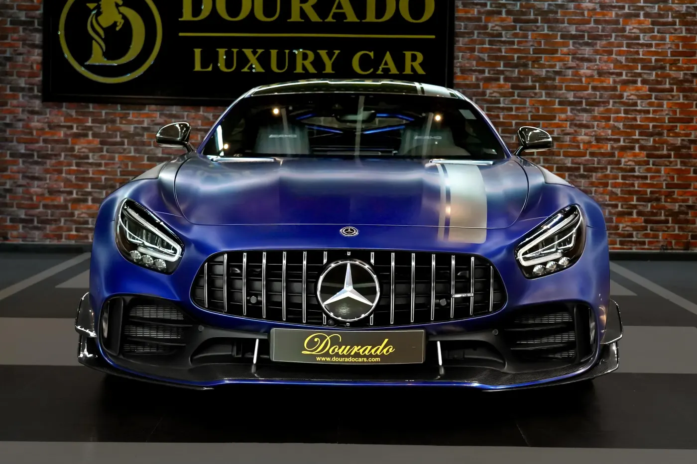 Mercedes-Benz GTR Pro sophisticated performance car showcased in UAE