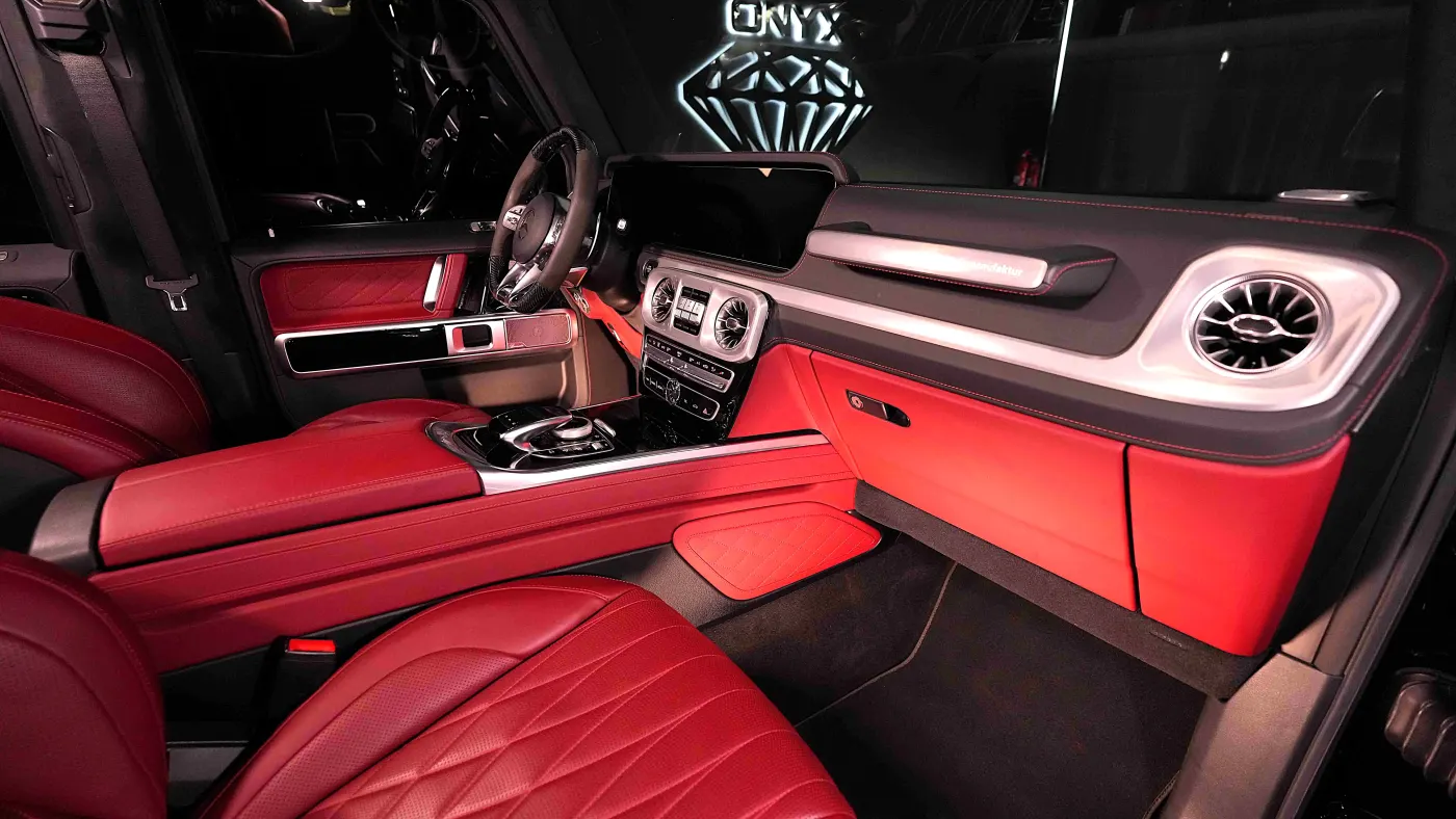 Experience Mercedes-Benz G63 AMG G7X Onyx Kit with bespoke styling and design