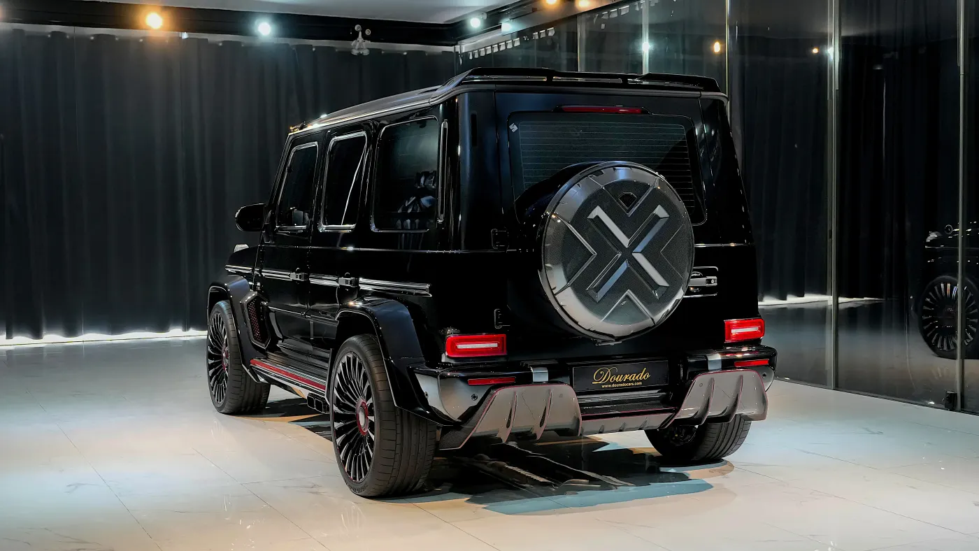Mercedes-Benz G63 AMG G7X Onyx Kit sophisticated luxury SUV showcased in UAE