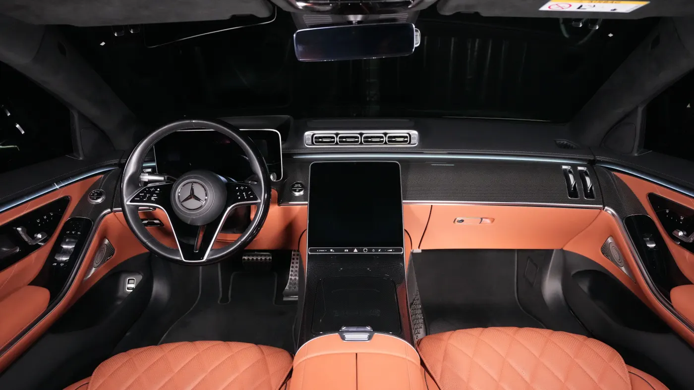 Premium Mercedes-Maybach S500 4MATIC showcased in Dubai showroom