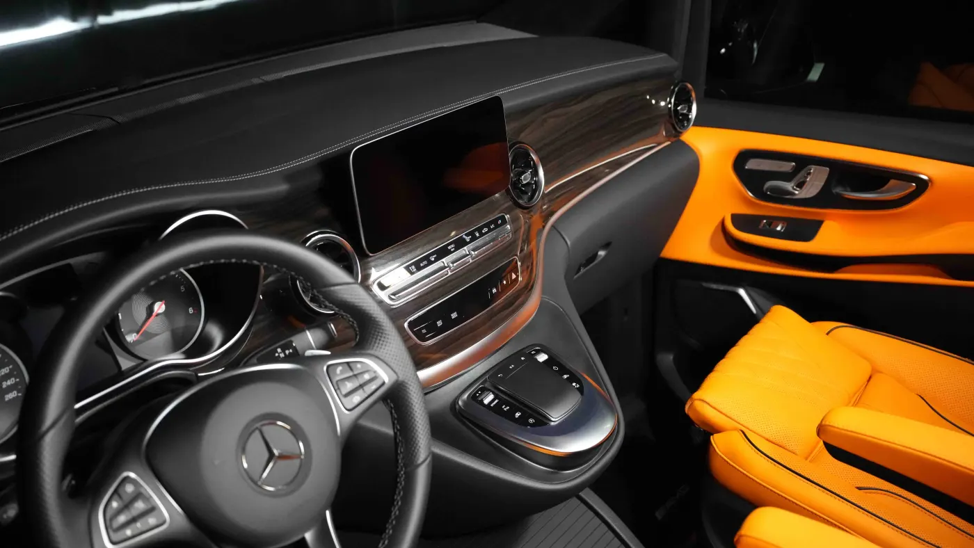 Mercedes-Maybach V Class Long Wheelbase elegant luxury vehicle showcased in UAE