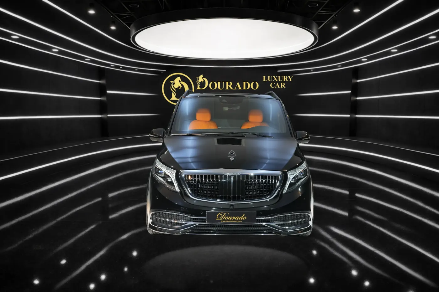 Premium Mercedes-Maybach V Class Long Wheelbase showcased in Dubai showroom