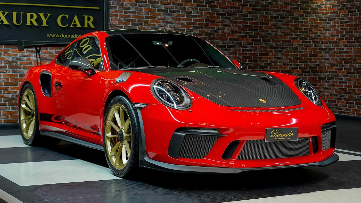 Find Porsche 911 GT3 RS Weissach RS Package at a Dubai luxury showroom