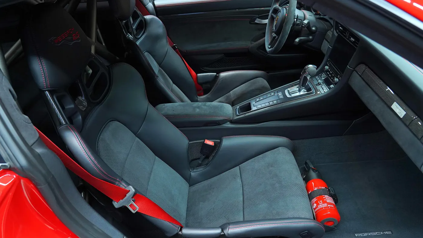 Discover Porsche 911 GT3 RS Weissach RS Package at Dubai luxury showroom