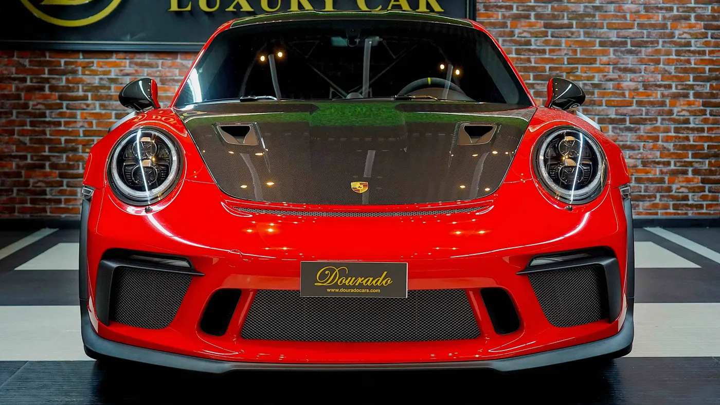 Porsche 911 GT3 RS Weissach RS Package sophisticated performance car showcased in UAE