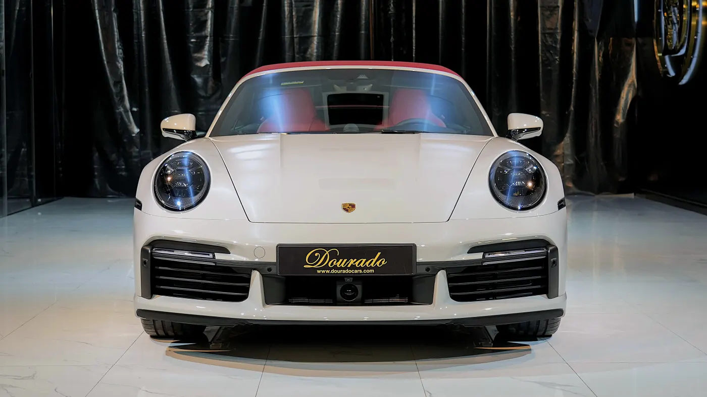 Find Porsche 911 Turbo S Cabriolet at Dourado Luxury Car showroom Dubai
