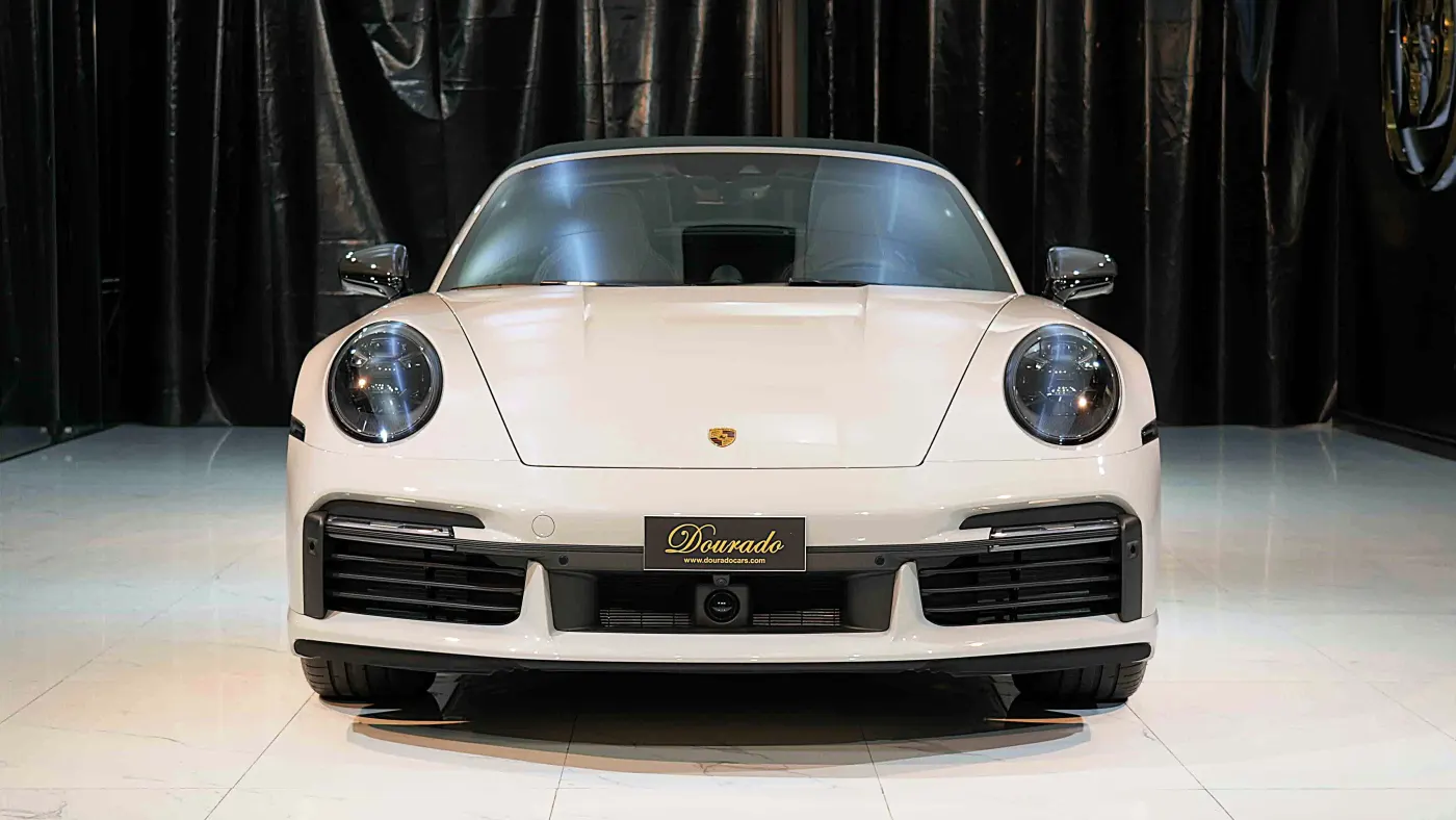 Find Porsche 911 Turbo S Cabriolet at Dourado Luxury Car showroom Dubai