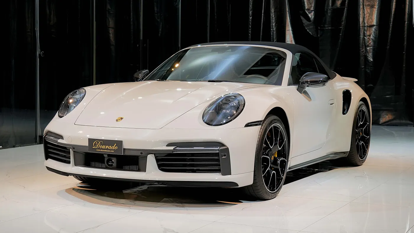 Porsche 911 Turbo S Cabriolet sophisticated high-performance convertible showcased in UAE