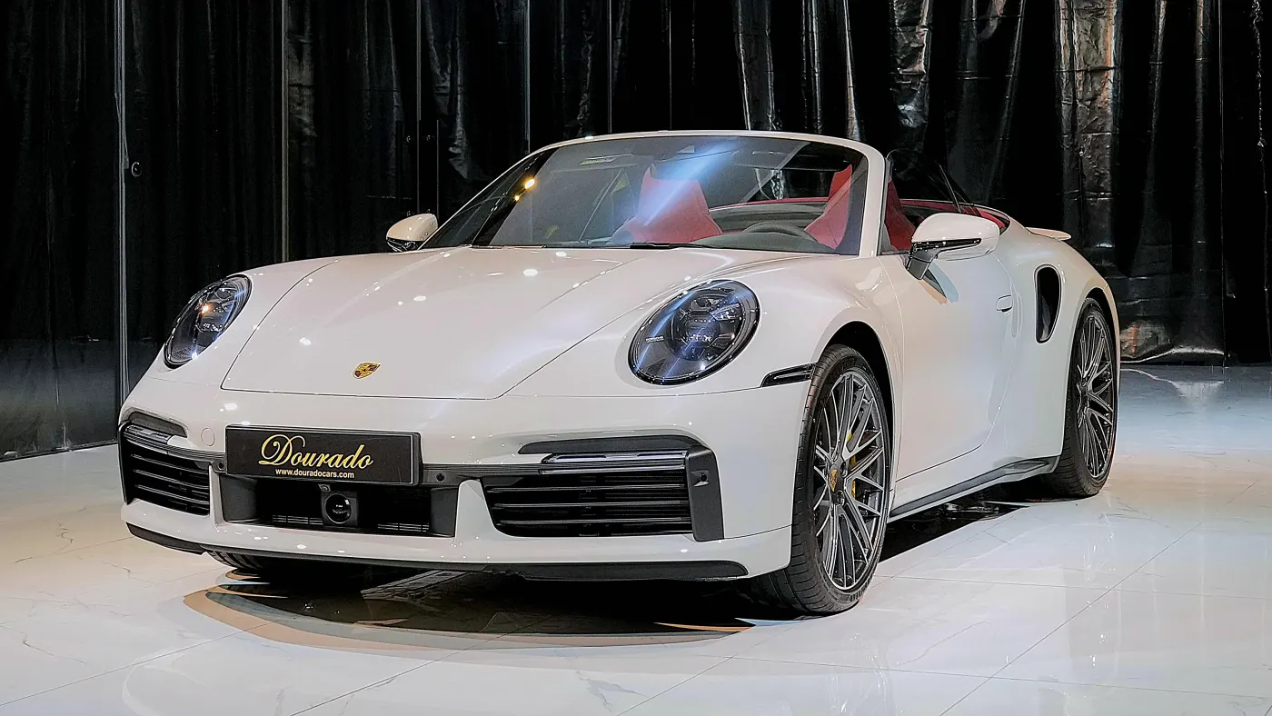 Porsche 911 Turbo S Cabriolet sophisticated high-performance convertible showcased in UAE