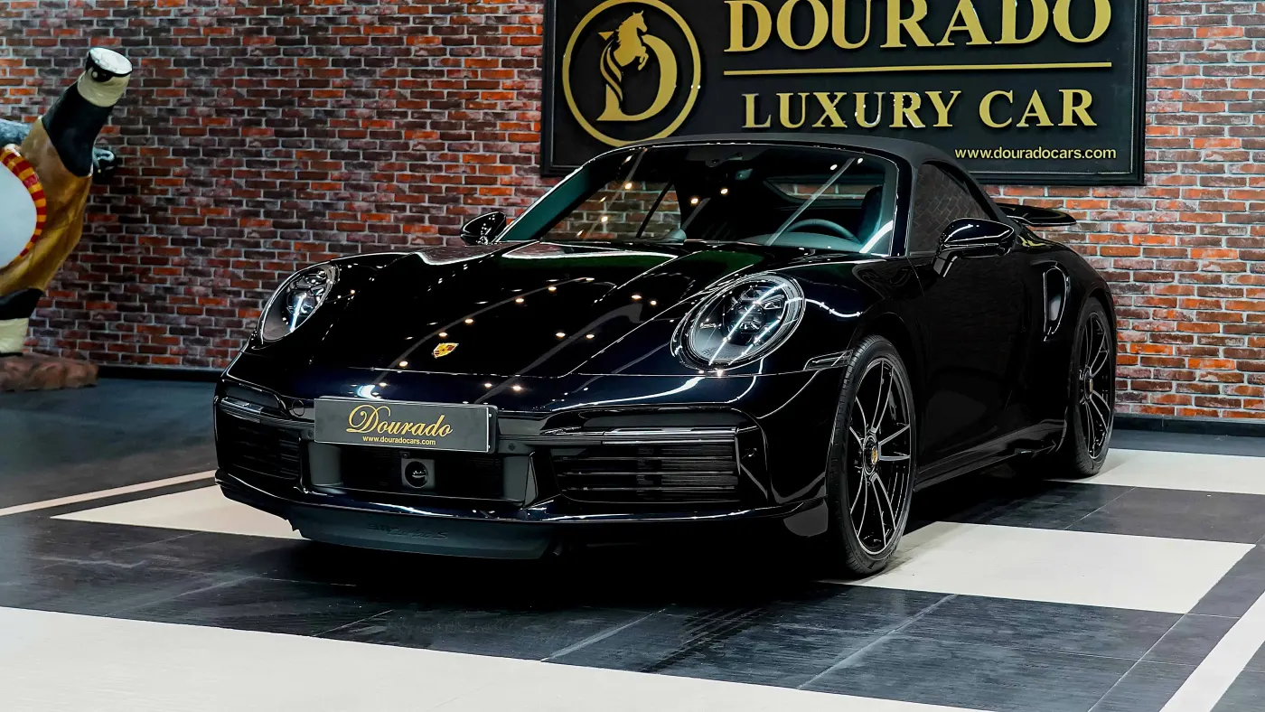 Find Porsche 911 Turbo S Cabriolet at Dourado Luxury Car showroom Dubai