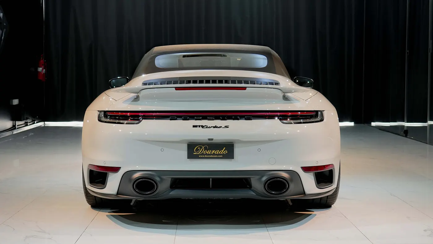 Prestige and relentless acceleration with Porsche 911 Turbo S Cabriolet in Dubai