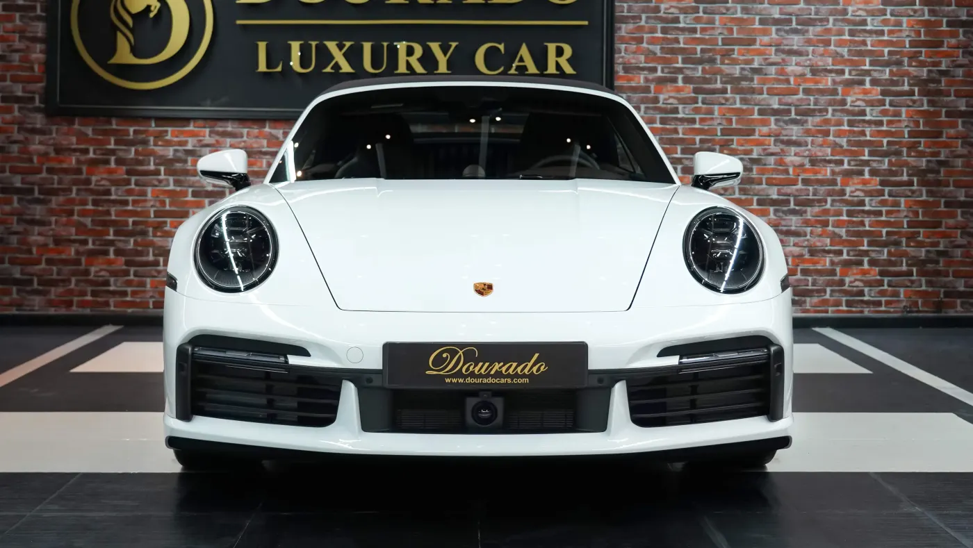Porsche 911 Turbo S Cabriolet sophisticated high-performance convertible showcased in UAE