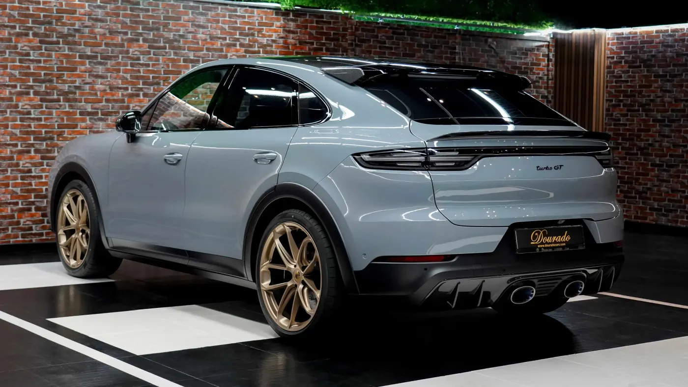 Unrivaled Porsche Cayenne Turbo GT Coupe featured at Dubai luxury showroom