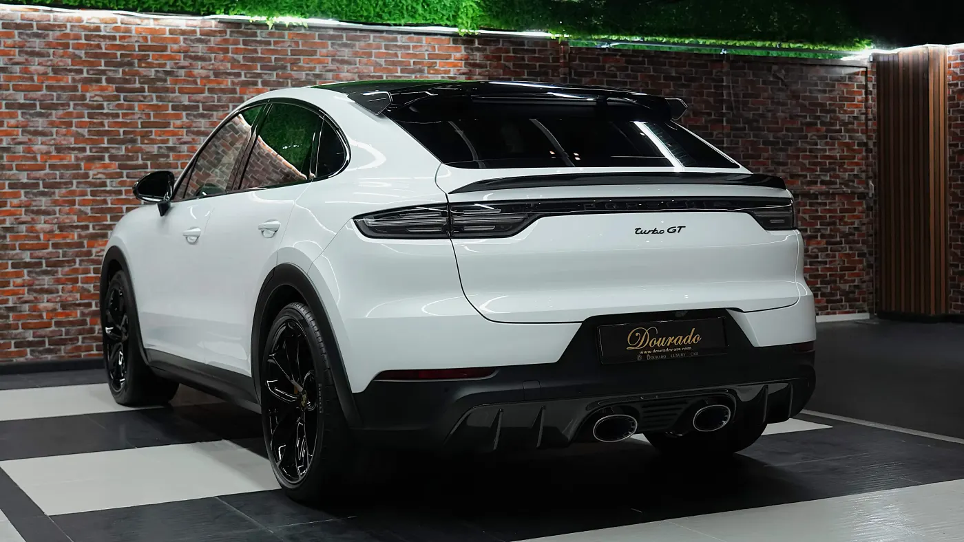 Flagship Porsche Cayenne Turbo GT Coupe showcased at Dourado Luxury Car Dubai