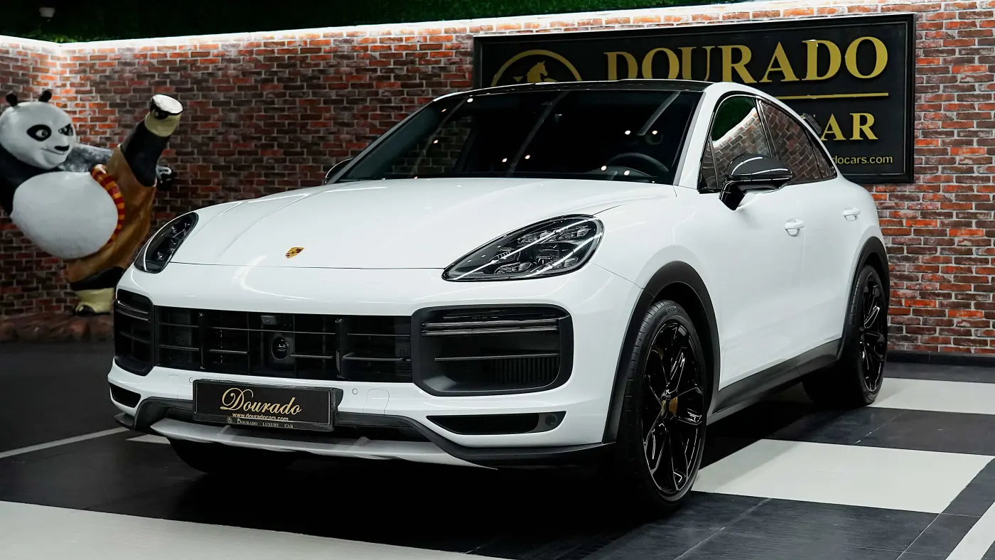 Porsche Cayenne Turbo GT Coupe sophisticated high-performance SUV showcased in UAE